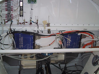 RV-8 ignition module installation.